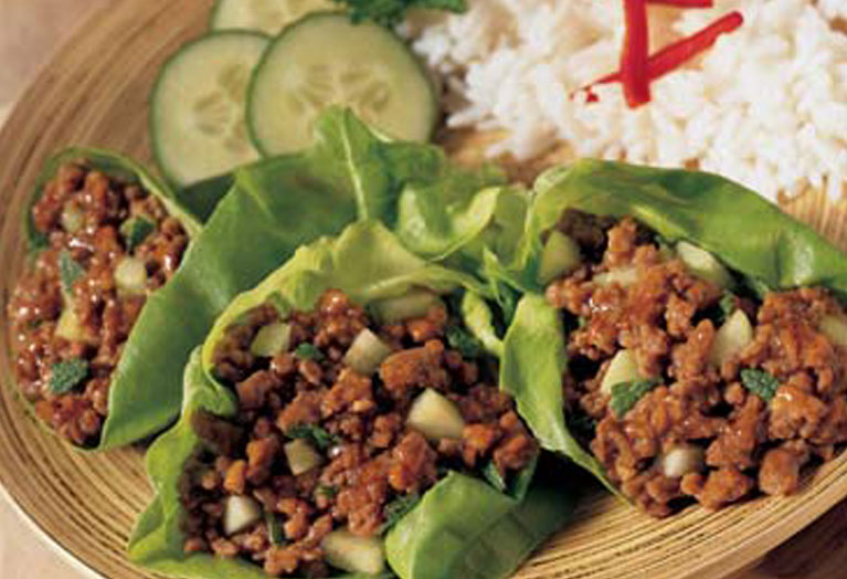 Asian Express Veal Lettuce Wraps background image