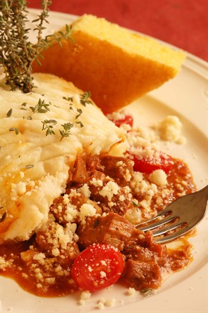 Braised Veal Shepherd’s Pie with Sartori Parmesan Mashed Potatoes