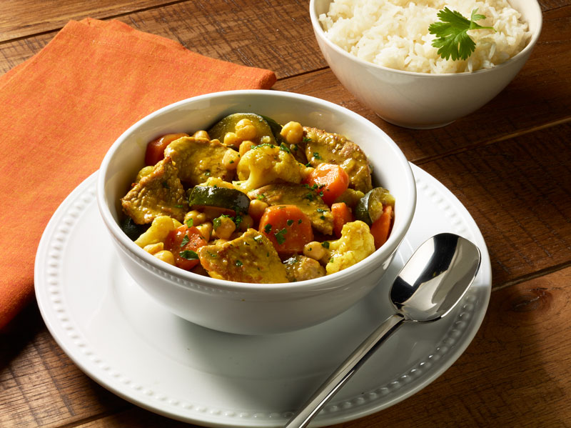Coconut Curried Veal and Vegetable Stew background image