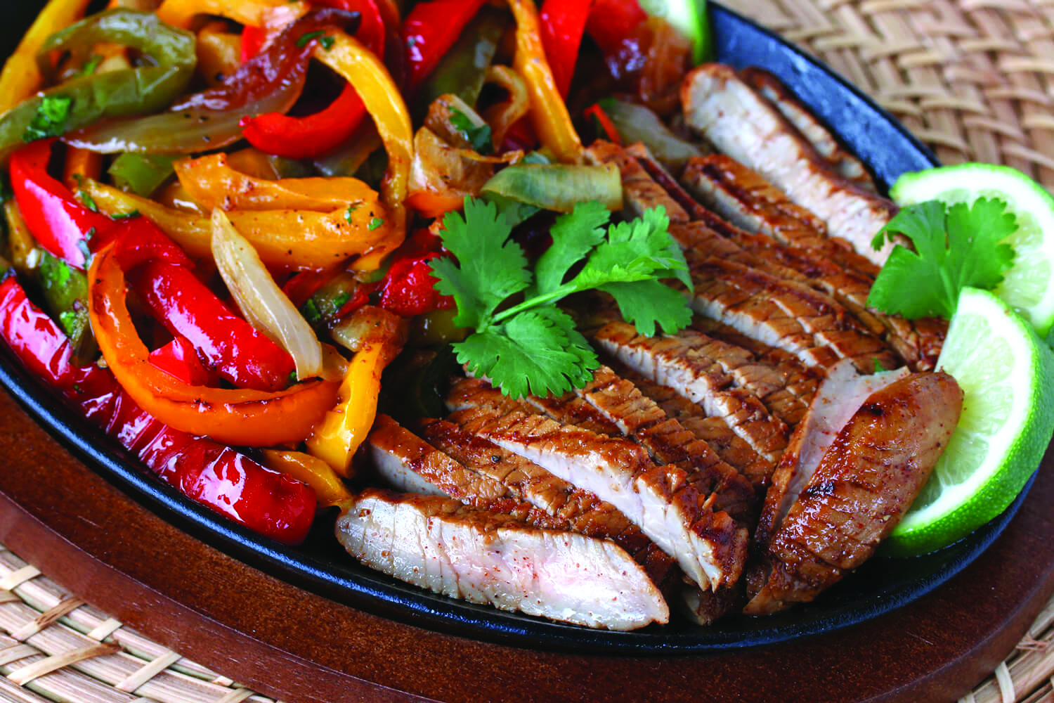 Grilled Veal Steak Fajitas