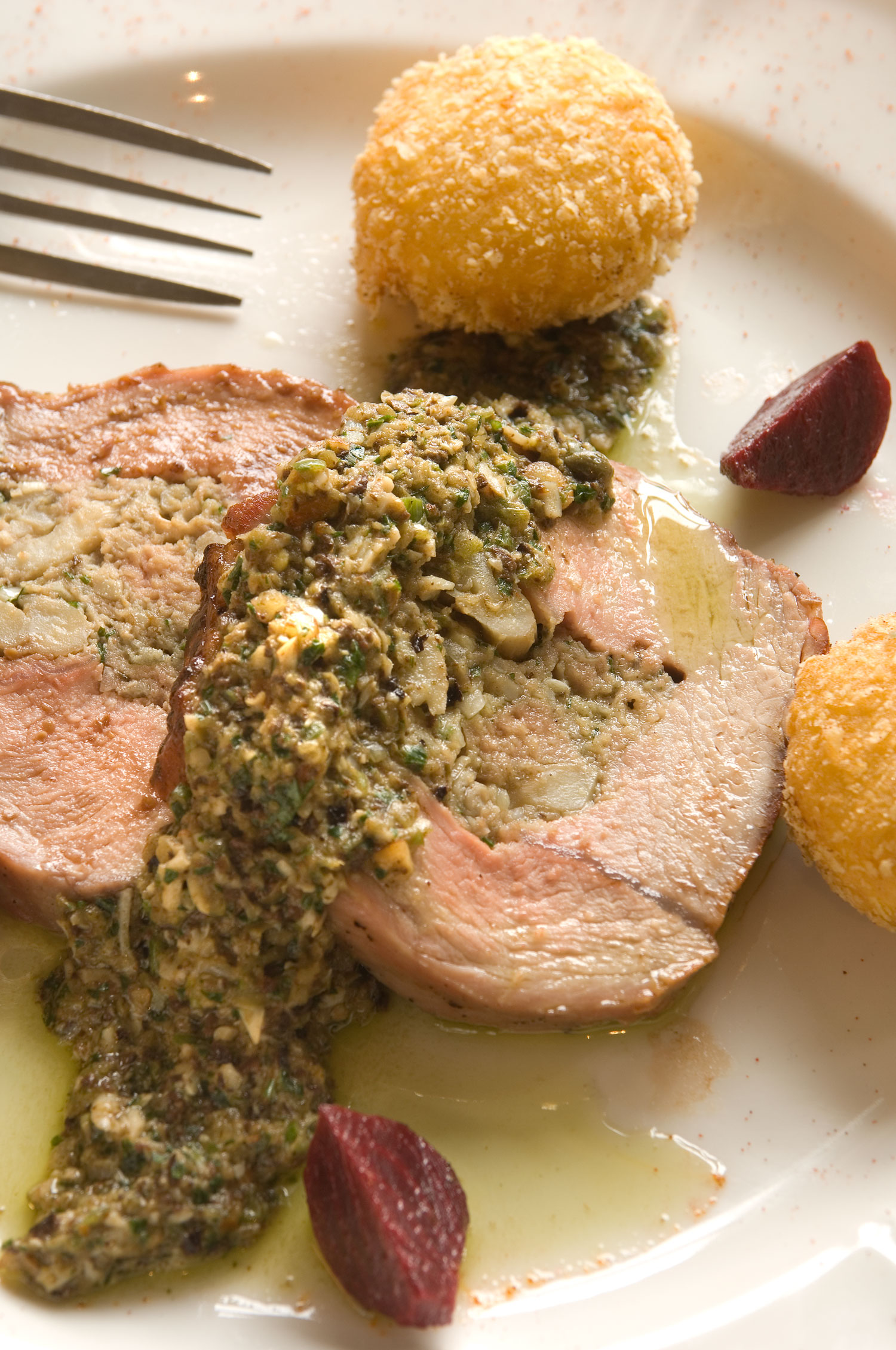 Piedmontese-Style Stuffed Veal background image