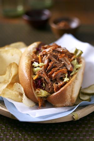 Pulled Veal with Sweet & Savory BBQ Sauce