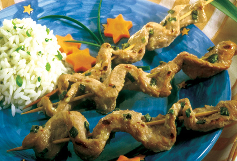 Sesame Veal Strips background image