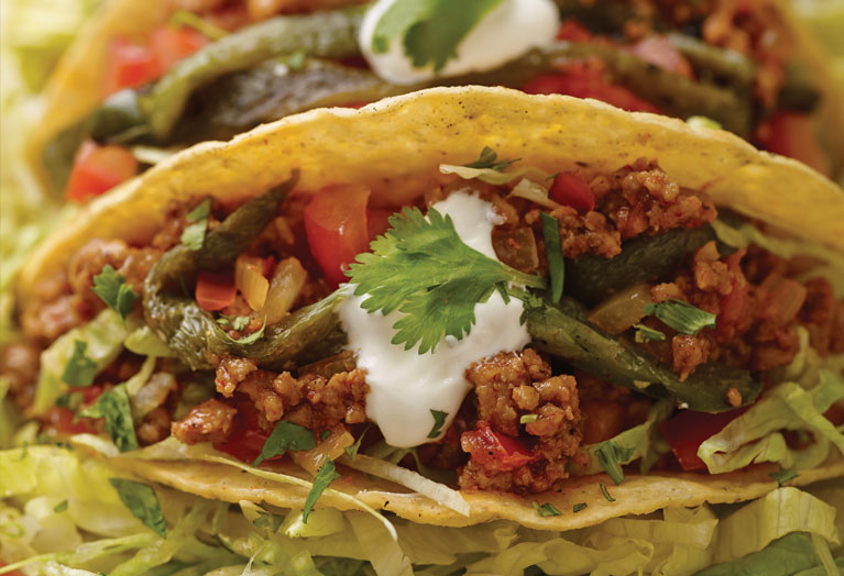 Southwestern Veal Taco background image