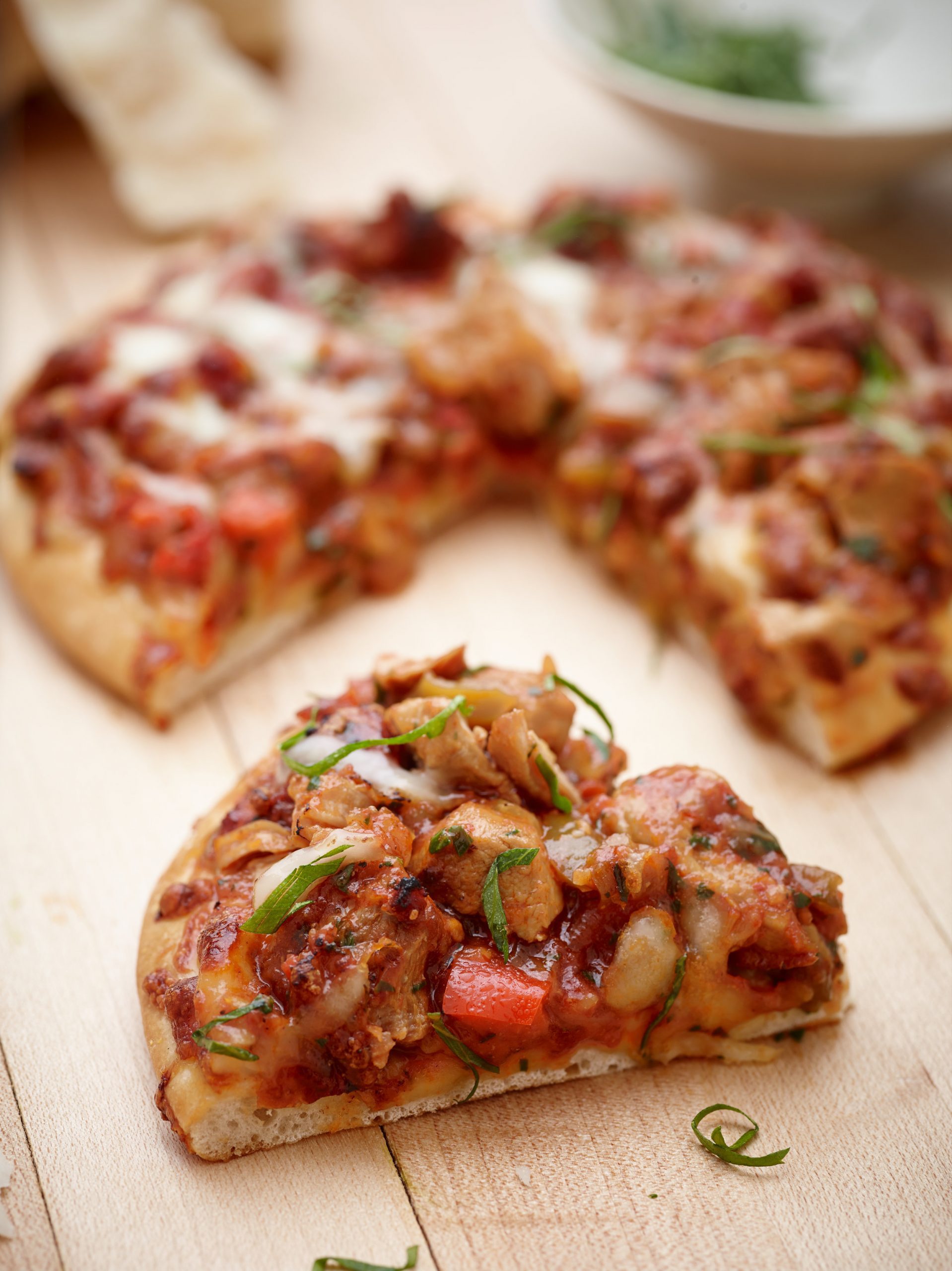 Veal and Pepper Pizza