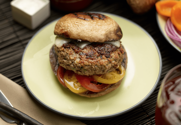 Veal and Portobello Mushroom Blend Burger Veal Discover Delicious