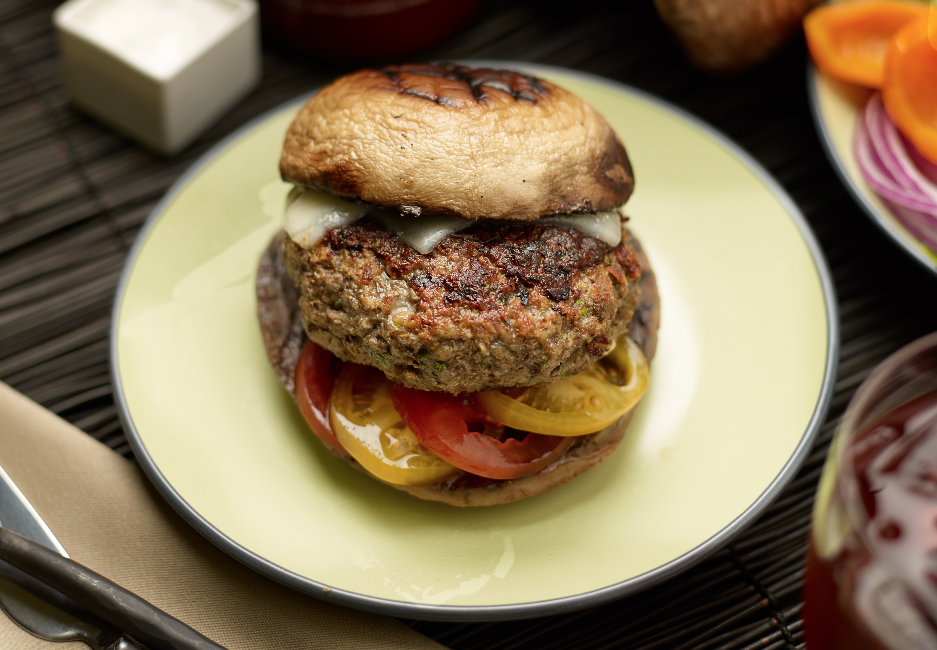 Veal and Portobello Mushroom Blend Burger