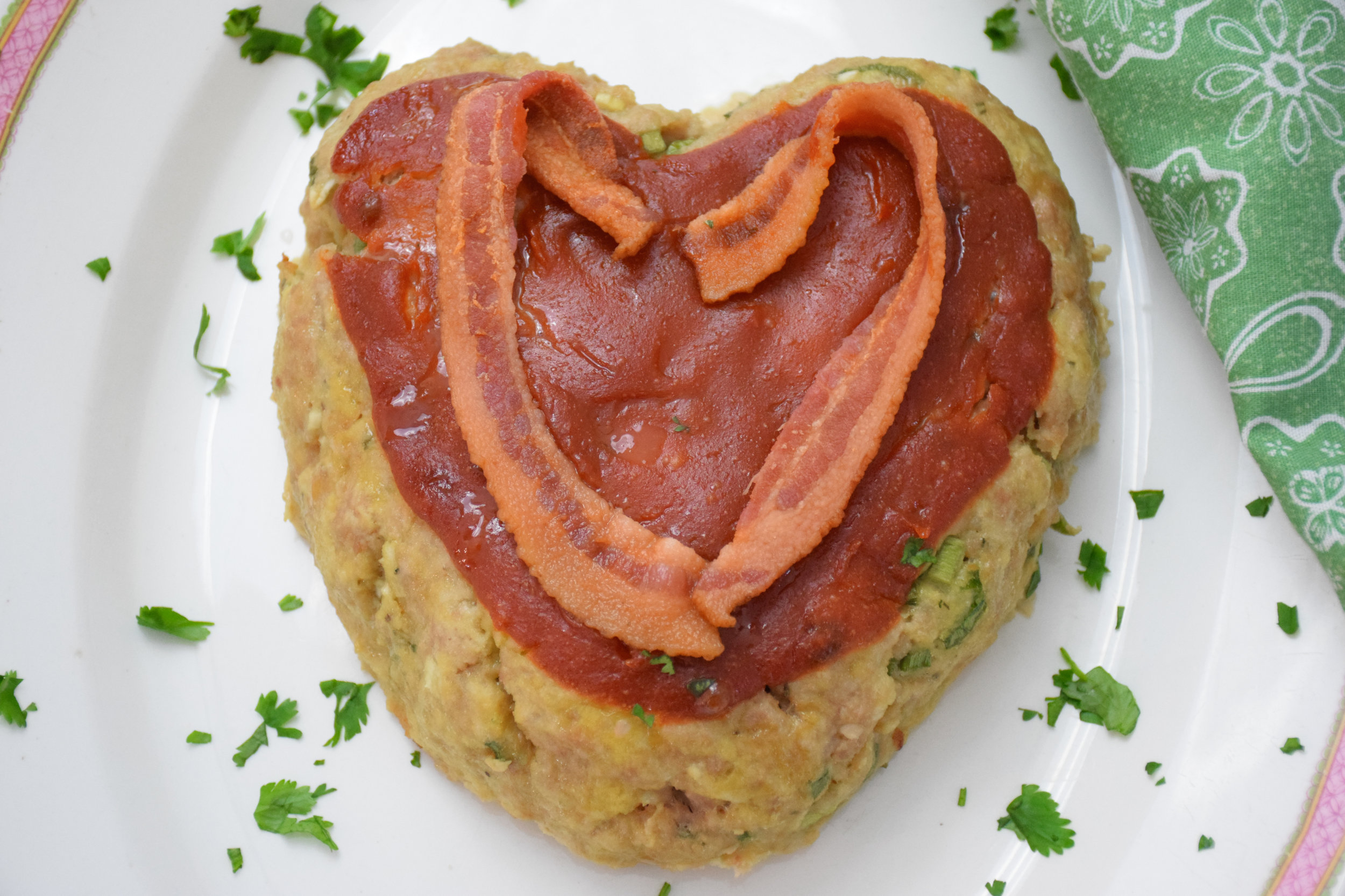 Veal Meatloaf Hearts background image