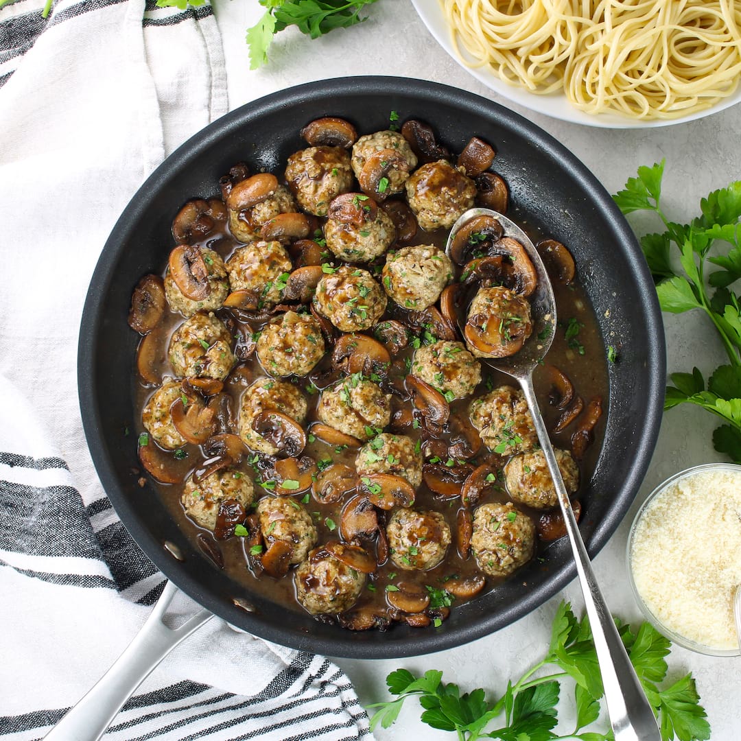 Marsala Meatballs background image
