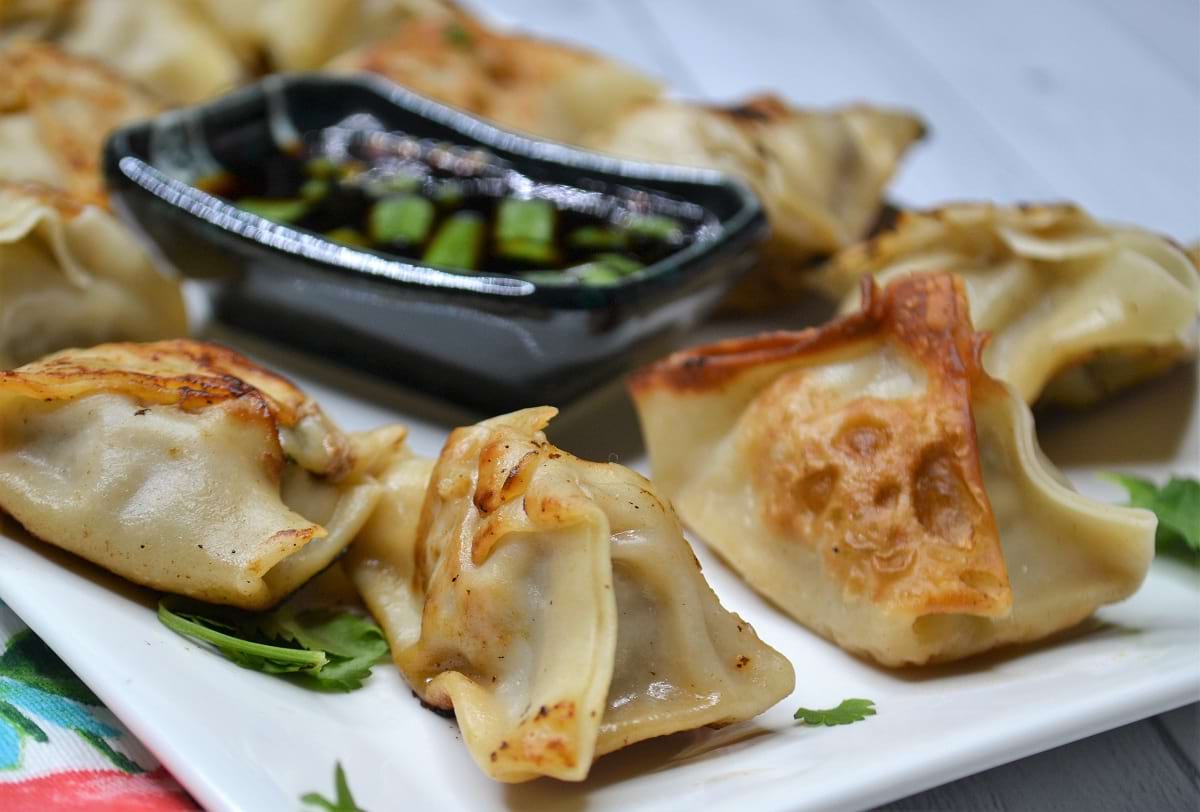 Pan Fried Dumplings background image