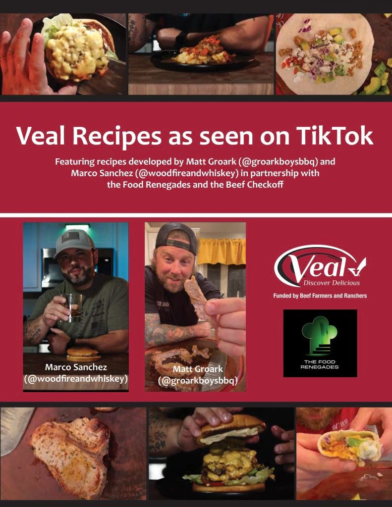 Veal Creativity on Tik Tok background image