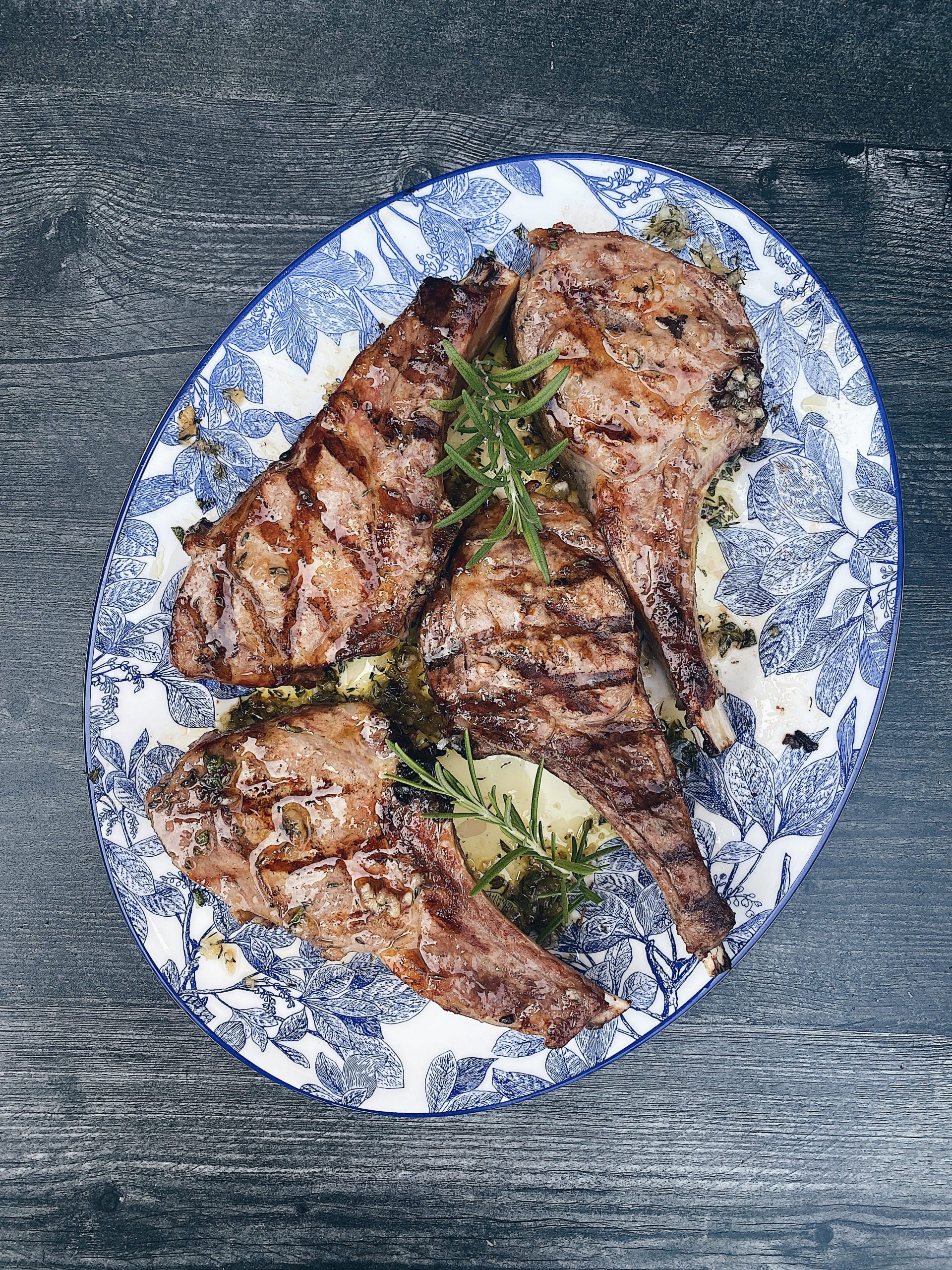 Tuscan Style Veal Chops background image