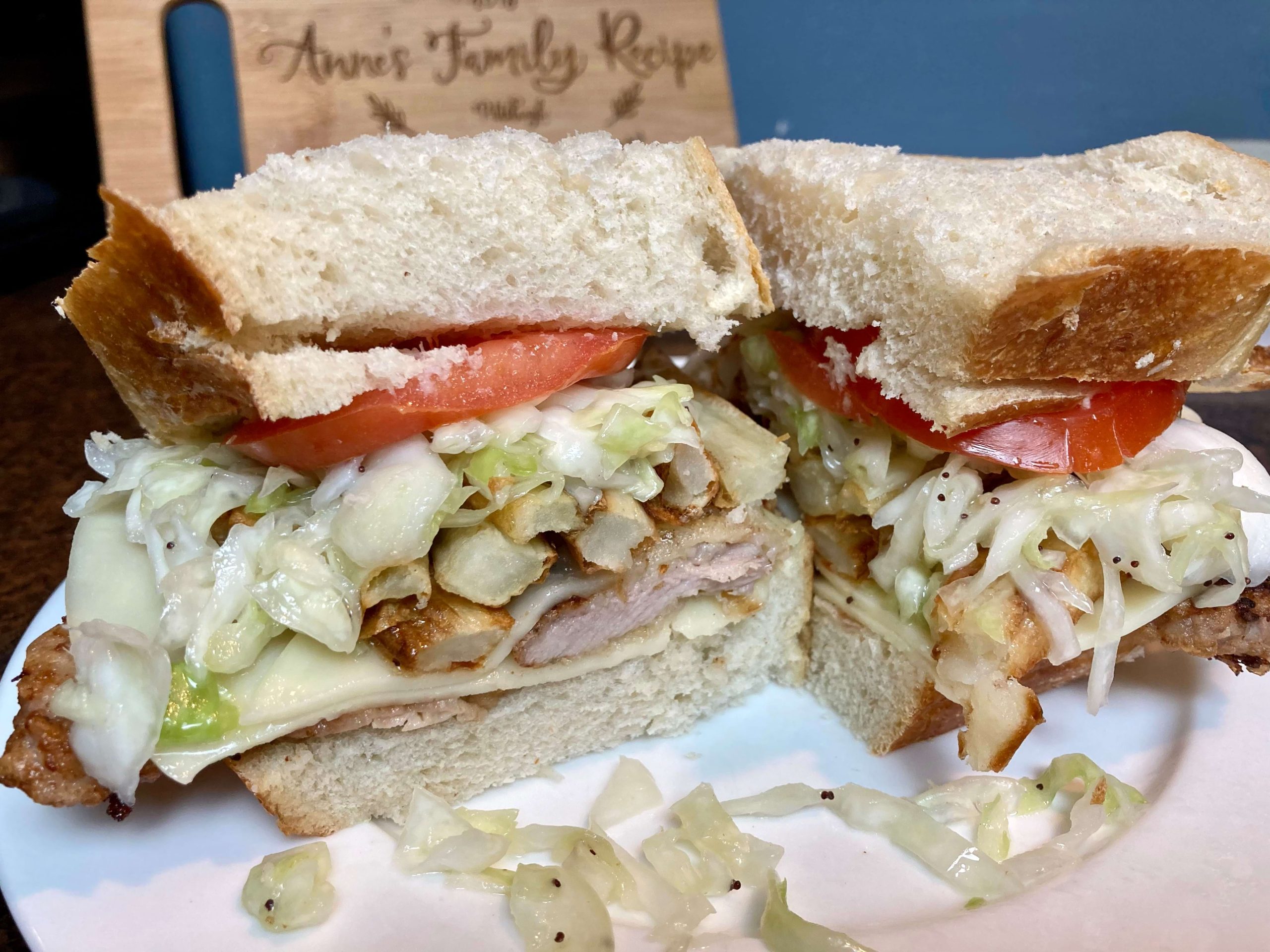 Veal Cutlet Primanti Brothers Sandwich