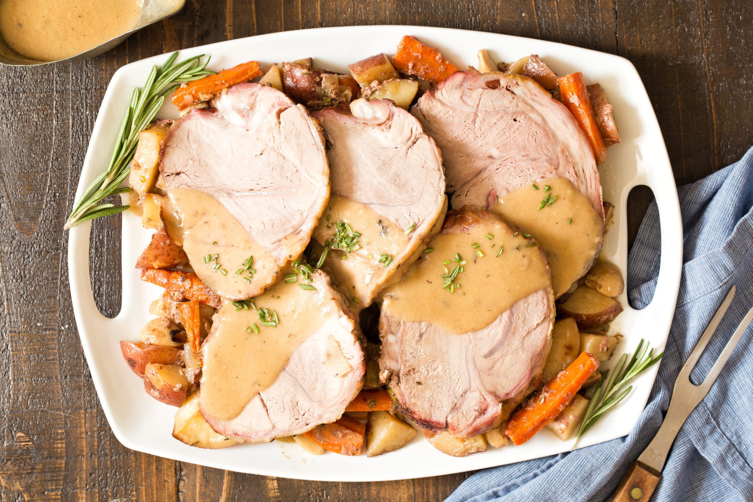 Rosemary Roast with Carrots and Potatoes