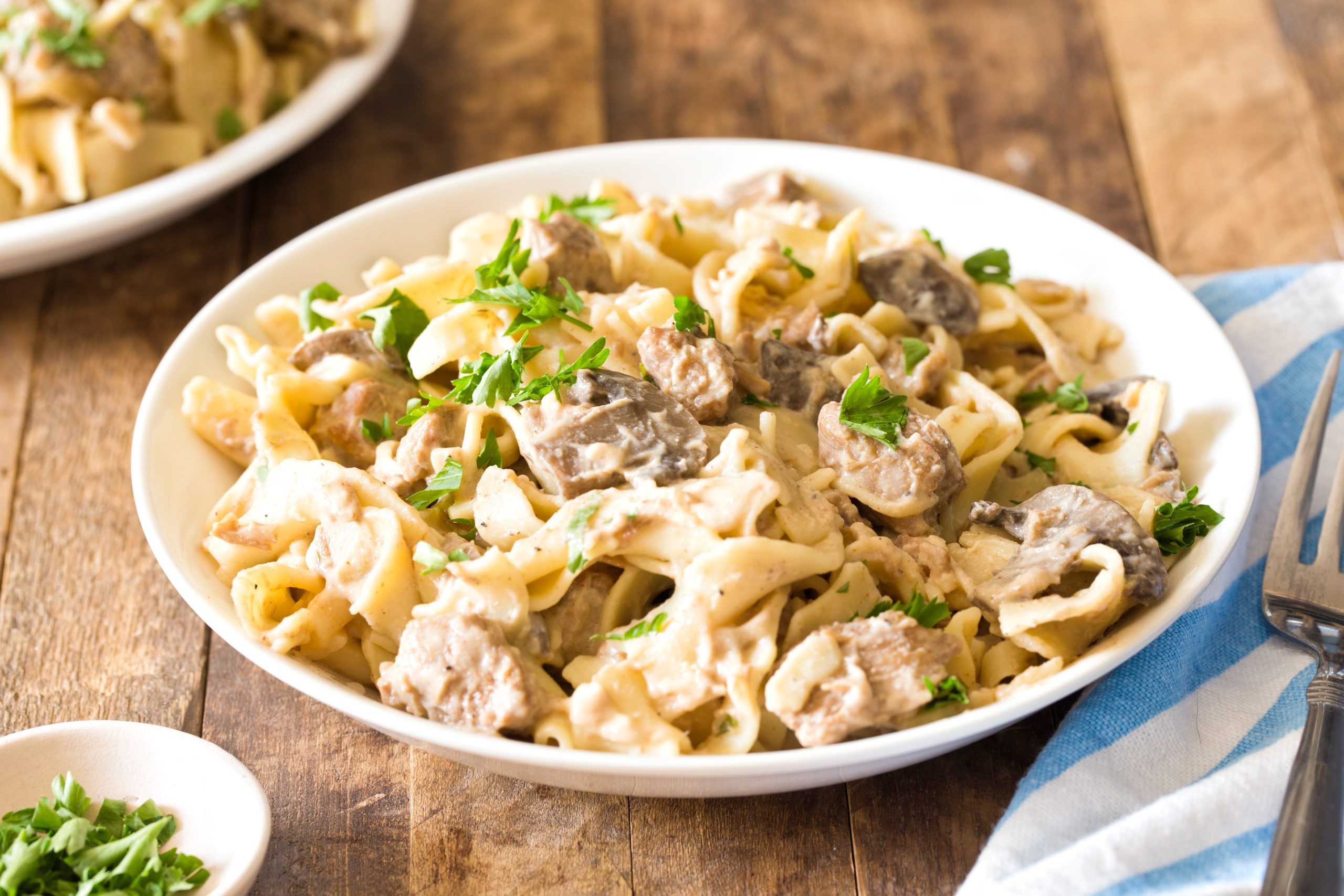 Slow Cooker Stroganoff