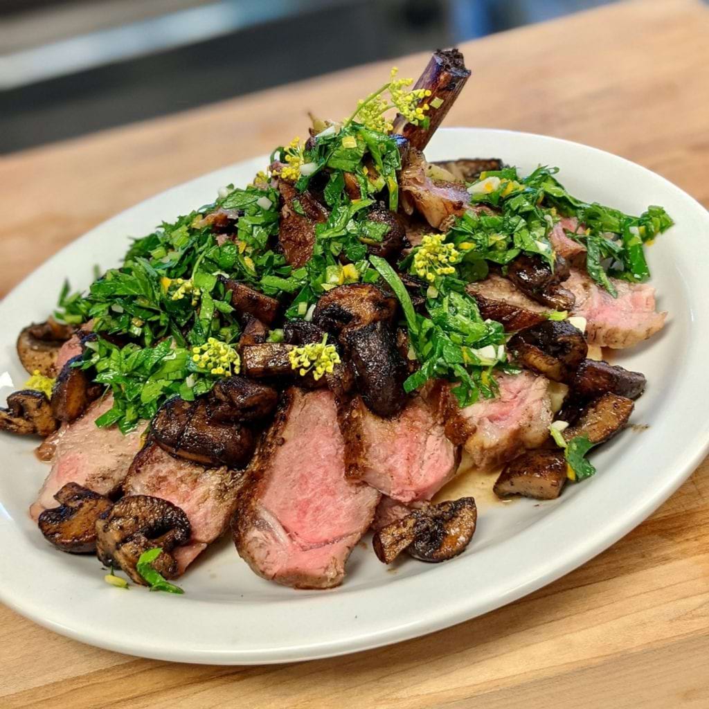 Veal Chops with Wild Mushrooms