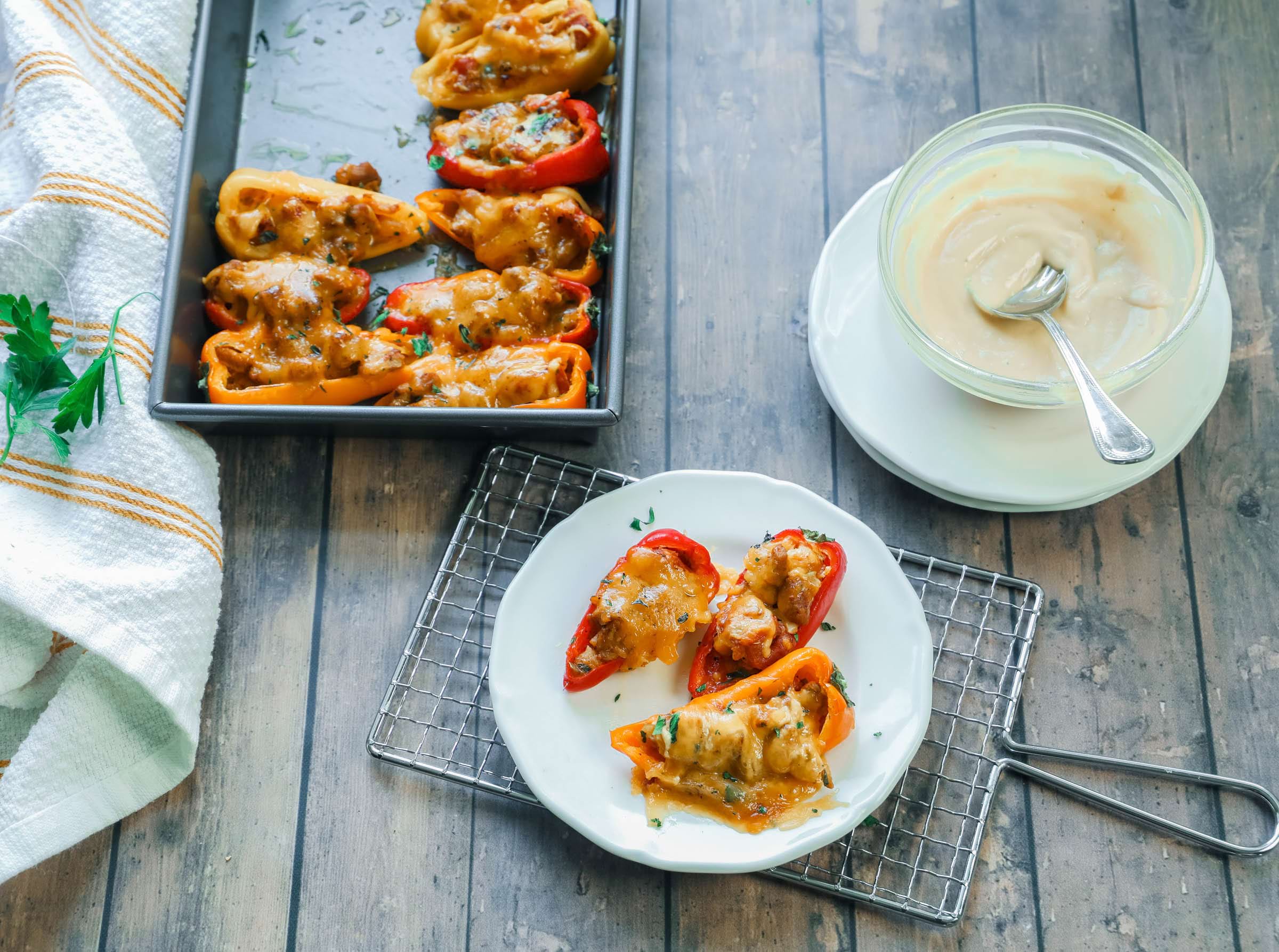 Cheeseburger Stuffed Peppers