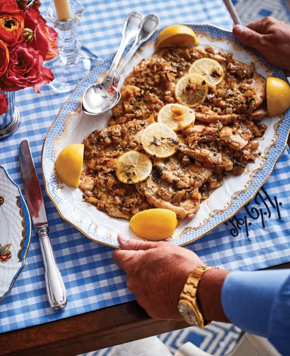 FANTASTIC Veal Piccata! background image